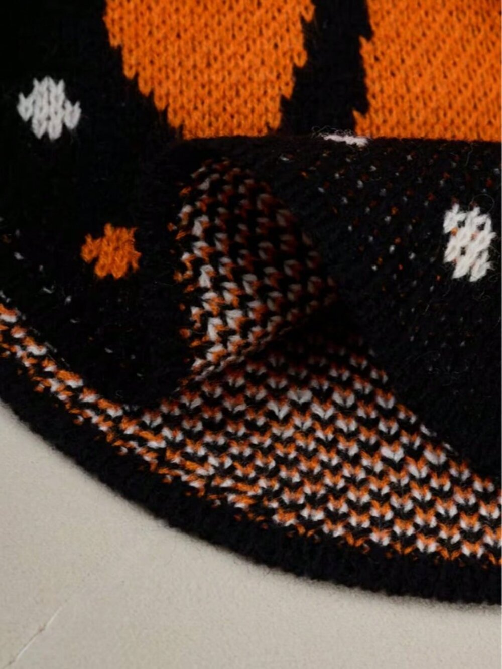 Orange Casual Women's Butterfly Cape Knit Cardigan - Picture 5 of 6